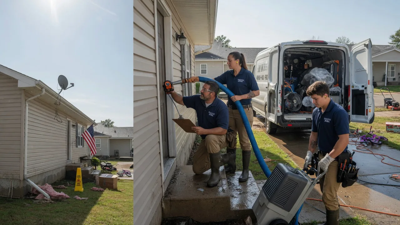 Ceiling Water Damage Restoration in Keeling, VA near me